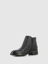 Botins com Fecho em Preto